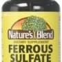 Nature's Blend Iron Ferrous Sulfate 325mg BPK, Assorted, tablets, 100 Count