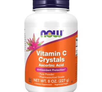 NOW Supplements, Vitamin C Crystals (Ascorbic Acid) Powder , Antioxidant Protection*, 8-Ounce