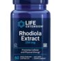 Life Extension Rhodiola Extract, Rhodiola rosea Supplement, standardized Extract, Promotes Physical and Mental Performance, Gluten-Free, Non-GMO, Vegetarian, 250 mg, 60 Capsules