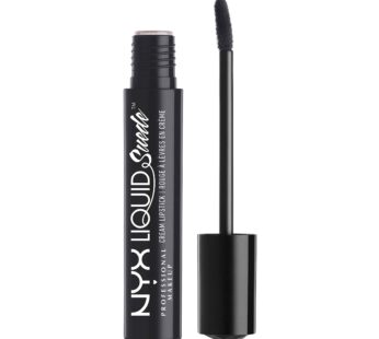 NYX PROFESSIONAL MAKEUP Liquid Suede Cream Lipstick – Alien (Black)