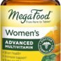 MegaFood Women's Advanced Multivitamin for Women - Doctor-Formulated With Iron, Choline, Vitamin D, Vitamin C & Zinc - Brain Health - Immune Support - Non-GMO - Vegetarian - 120 Tabs (60 Servings)