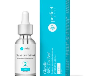 Glycolic Acid 50% Gel Peel – Enhanced with Retinol & Green Tea Extract (Professional Skin Peel)1 ounce