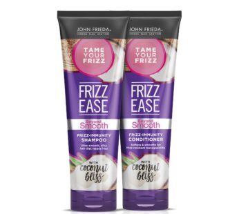 John Frieda Frizz Ease Beyond Smooth Bundle: Frizz Immunity Shampoo & Conditioner, 8.45 Ounce Each