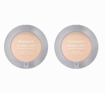 Neutrogena Healthy Skin Pressed Makeup Powder Compact with Antioxidants & Pro Vitamin B5, Evens Skin Tone, Minimizes Shine & Conditions Skin, Light to Medium 30, .34 oz (Pack of 2)