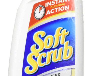 Soft Scrub Total All Purpose Bath & Kitchen Cleanser, Lemon Scent 24 oz (Pack of 3)