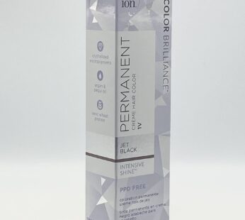 Ion 1V Jet Black Permanent Creme Hair Color 1V Jet Black