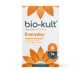 Bio-Kult Gut Health Probiotic Supplement, 14 Strains, Probiotics for Women & Men, Immune Support, Digestive Health, Shelf-Stable, Non-GMO and Gluten-Free, Capsules, 60 Count (Pack of 1)