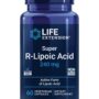 Life Extension Super R-Lipoic Acid 240 mg - Supports Cellular Energy - Supplement for Anti-Aging and Liver Health - Non-GMO, Gluten-Free - 60 Vegetarian Capsules