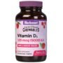 Bluebonnet Nutrition Earth Sweet Vitamin D3 5000 IU Chewable Tablets, Aids in Muscle & Skeletal Growth, Non GMO, Gluten & Soy & Milk Free, Kosher, Raspberry, White, 90 Count