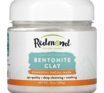 REDMOND Clay – Bentonite Clay of 1000 Uses, Soothing Facial Mask, 10 Ounce (2 Pack)