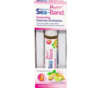 Sea-Band Mama! Anti-Nausea Aromatherapy Rollette with Essential Oils for Pregnancy Morning Sickness