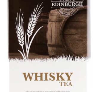 Edinburgh Tea & Coffee Company Whisky Flavoured Black Tea, 25 Count Envelope/Tag Teabags