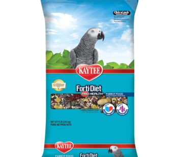 Kaytee Forti-Diet Pro Health Pet Parrot Bird Food, 8 Pound