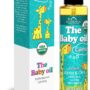 US Organic Baby Oil with Calendula, Jojoba and Olive Oil with Vitamin E, USDA Certified Organic, No Alcohol, Paraben, Artificial Detergents, Color, Synthetic Perfumes, 5 fl. Oz (Pure Unscented)