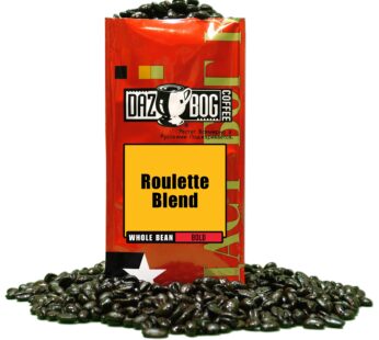 Dazbog Coffee | Roulette Blend | Whole Bean | 11 oz. | Light & Dark Roasts | Smoky French Roasted Coffee | Full Bodied Blend | Vacuum Sealed Freshness