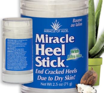 Miracle Heel Stick with Pure UltraAloe Aloe Vera Gel | 2.5 ounce stick