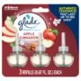 Glade PlugIns Refills Air Freshener, Scented and Essential Oils for Home and Bathroom, Apple Cinnamon, 2.01 Fl Oz, 3 Count