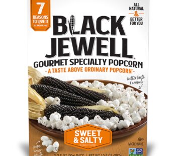 Black Jewell Sweet & Salty Microwave Popcorn, 10.5 Ounces (Pack of 6)