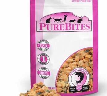 PureBites Salmon For Cats, 0.49Oz / 14G – Entry Size