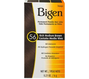 Bigen Permanent Powder Hair Color, Rich Medium Brown, 21 Ounce