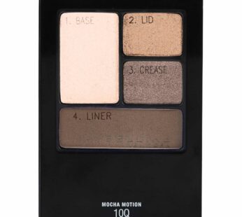 Maybelline New York Expert Wear Eyeshadow Quads, Mocha Motion, 0.17 oz.