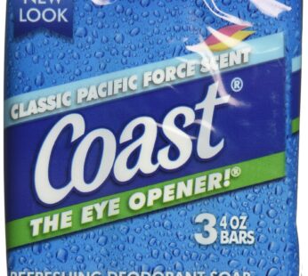 Coast Bath Bars Original Blue 3 Bar Soap, 12 oz