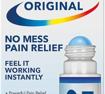 Icy Hot Original Medicated Pain Relief Liquid with No Mess Applicator, 2.5 Fluid Ounces