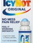 360Feel Icy Hot Medicated Pain Relief Liquid with No Mess Applicator 73ml | Instant Relief from Muscular Pain & Joint Pain | Natural Pain Relief Roll on