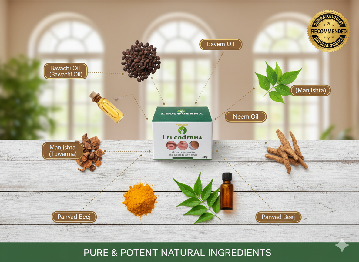 VPGRASSY Leugobye Cream 30gm | Ayurvedic Support for Leucoderma & Vitiligo | Helps Improve Skin Pigmentation Naturally - Image 5