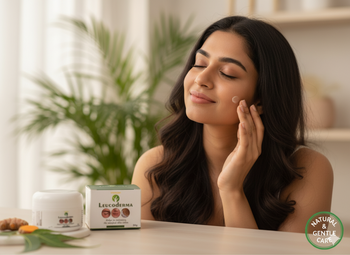VPGRASSY Leugobye Cream 30gm | Ayurvedic Support for Leucoderma & Vitiligo | Helps Improve Skin Pigmentation Naturally - Image 2