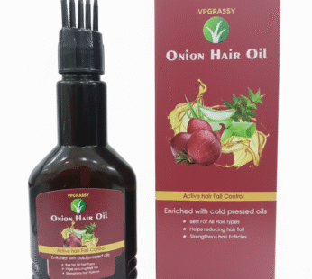 VP Grassy Onion Hair Oil 100ml – Red Onion Extract for Hair Growth, Anti-Hair Fall, Strengthening & Scalp Nourishment