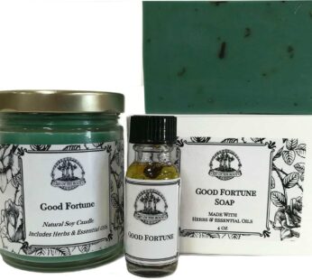 Good Fortune Spell Kit | Blessings, Prosperity, Abundance, Luck Rituals | Wiccan Pagan Hoodoo Conjure