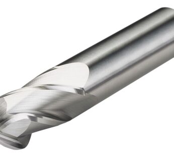 Micro 100 BEM-078-04 Ball End Mill, 5/64″ Cutter Dia, .188″ LOC, 4 Fl, 1/8″ Shank Dia, 1-1/2″ OAL, Uncoated