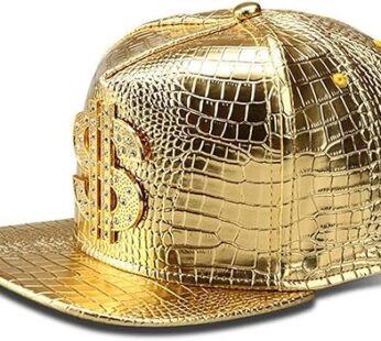 Hip Hop Hat,Flat-Brimmed Hat,Rock Cap,Adjustable Snapback Hat for Men and Women