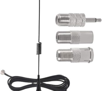 ACEIRMC FM Stereo Antenna, Magnetic Base 75 Ohm FM Antenna Kit for Most Brands Stereo Receiver Indoor Table Top Radio Receiver Antenna
