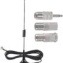 ACEIRMC FM Stereo Antenna, Magnetic Base 75 Ohm FM Antenna Kit for Most Brands Stereo Receiver Indoor Table Top Radio Receiver Antenna