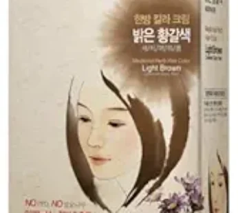 Daeng Gi Meo Ri – Korean Herbal Hair Dye Color Cream [Medium Brown] – PPD-Free Gray Coverage, Hair Protection, High-Keratin Formula, 5 Oz