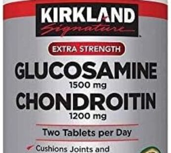 Kirkland Extra Strength Glucosamine 1500 mg Chondroitin 1200 mg 220 Tablets