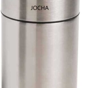 JOCHA Car Ashtray with lid smell proof Stainless Steel Portable Smokeless Detachable Windproof Self Extinguishing Butt Bucket Ash Tray for Most Car Cup Holder for Outdoor Travel Home Office (Silver)