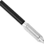 Rada Cutlery Deluxe Vegetable Peeler (W241), 2" Stainless Steel Swiveling Blade, Black Handle