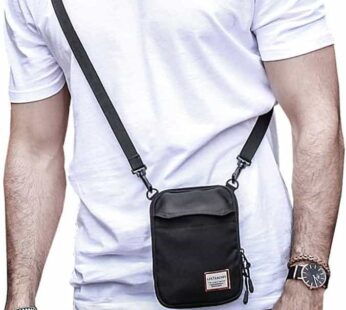 Small Crossbody Bag for Men, Mini Messenger Bag Shoulder Bag for Phone Passport