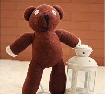 Yancos Teddy Bear Plush Figure Doll Toy Brown Stuffed Animal Teddy Bear Plushies Home Decor Gift for Kids 9”