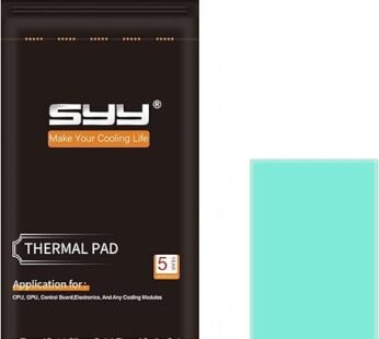 SYY Thermal Pad, Silicone Thermal Pads 80x40x1.5mm, High Temperature Resistance and Non Conductive for Laptop Heatsink/GPU/CPU/LED Cooler (1.5mm)