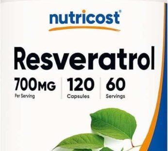 Nutricost Resveratrol 700mg, 120 Capsules – Vegan, Gluten Free, Non-GMO