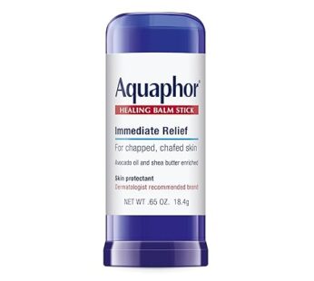 Aquaphor Healing Balm Stick, Skin Protectant with Avocado Oil and Shea Butter, 0.65 Oz Stick