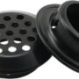 5pcs Air Vents 1-Inch(25mm) Black Circular Soffit Vent Stainless Steel Round Mesh Hole Louver Vent Cupboard Wardrobe Furniture Shoe Cabinet Grille Ventilation Systems