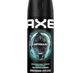 AXE Apollo Body Spray Deodorant Sage & Cedarwood for Long-Lasting Odor Protection, Deodorant for Men Formulated Without Aluminum 4.0 oz