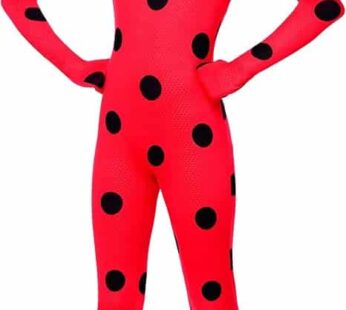 Spirit Halloween Miraculous Lady Bug Kids Jumpsuit Costume | Officially Licensed | Couple | TV and Movie