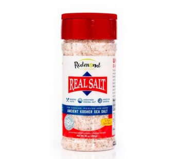 Redmond Real Sea Salt – Natural Unrefined Gluten Free Kosher, 10 Ounce Shaker