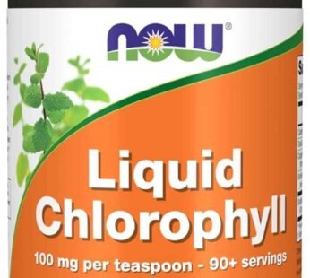 NOW Foods Supplements, Liquid Chlorophyll, Super Concentrated, Internal Deodorizer*,Boost Energy, Mint Flavor, 16-